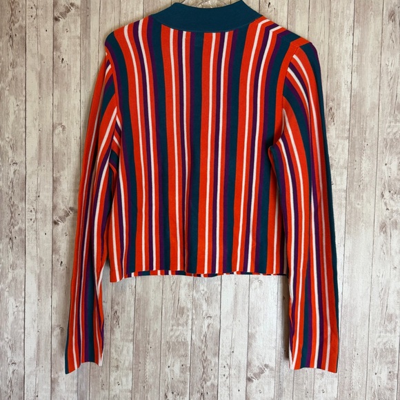 Victor Glemaud for Target Multicolor Striped Funnel Neck Sweater Large - Picture 8 of 10